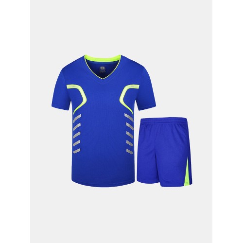 Mens Summer Sport Casual Suits Quick Dry Breathable T Shirts Training Running Shorts