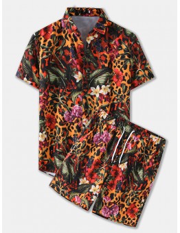 Mens Ethnic Floral Print Breathable & Thin Designer Suits