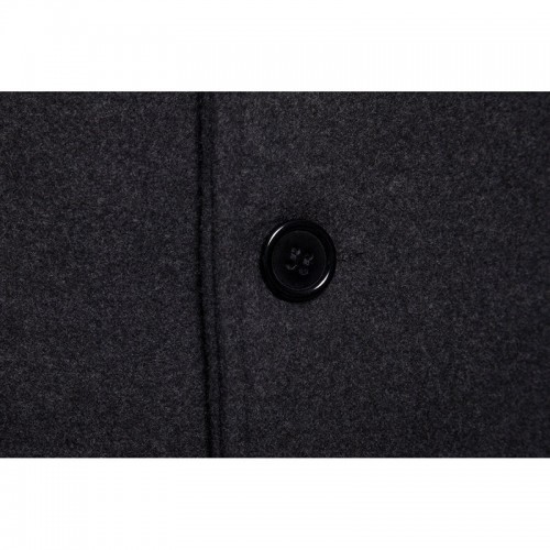 Irregular British Style Solid Color Suit V-Neck Trench Coat for Men Irregular British Style Solid Color Suit V-Neck Trench Coat for Men