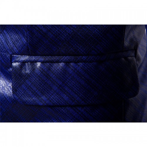 Men's Business Slim Suit Printing Wedding Banquet Club Stage Lapel Blazer Men's Business Slim Suit Printing Wedding Banquet Club Stage Lapel Blazer