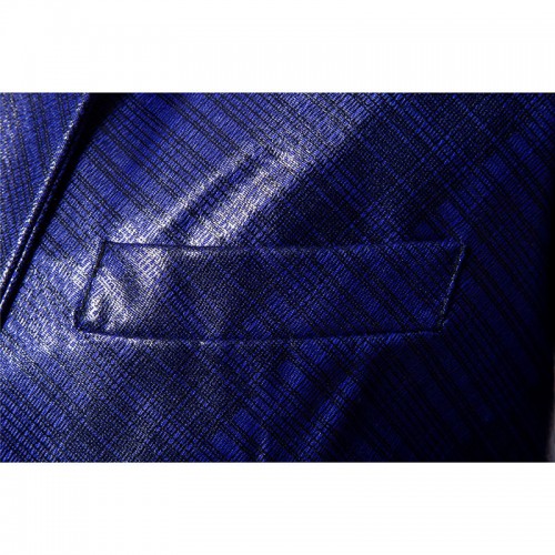 Men's Business Slim Suit Printing Wedding Banquet Club Stage Lapel Blazer Men's Business Slim Suit Printing Wedding Banquet Club Stage Lapel Blazer