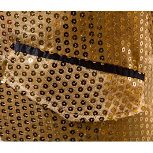 Mens Sequins Design Long Dress Suit Wedding Stage Banquet Casual Lapel Blazer Mens Sequins Design Long Dress Suit Wedding Stage Banquet Casual Lapel Blazer