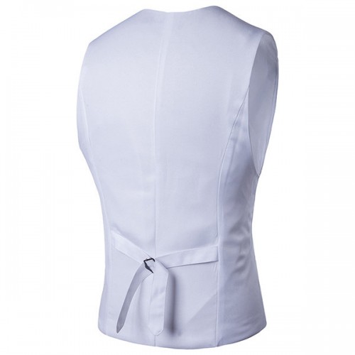 Casual Formal Business Slim Fit Multi Pockets Fashion Pure Color Suit Vest for Men Casual Formal Business Slim Fit Multi Pockets Fashion Pure Color Suit Vest for Men