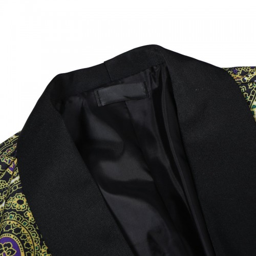 Formal Printing Slim Director Performance Dressing Suits for Men Formal Printing Slim Director Performance Dressing Suits for Men