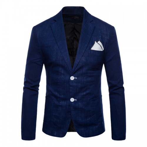 Slim Fit Solid Color Casual Solid Blazer Suits For Men Slim Fit Solid Color Casual Solid Blazer Suits For Men