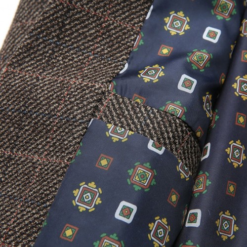 Corduroy Plaids Printing Business Casual Suit for Men Corduroy Plaids Printing Business Casual Suit for Men