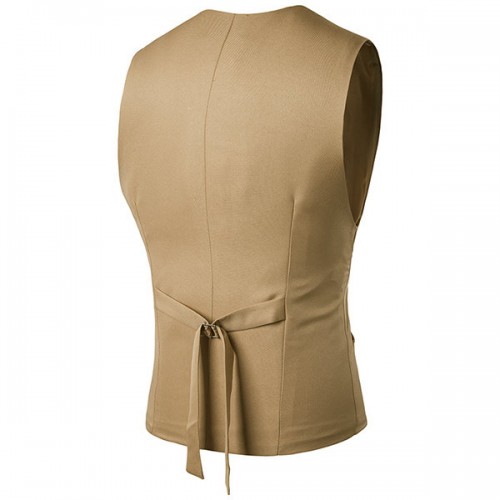 Casual Formal Business Slim Fit Fashion Pure Color Suit Vest for Men Casual Formal Business Slim Fit Fashion Pure Color Suit Vest for Men