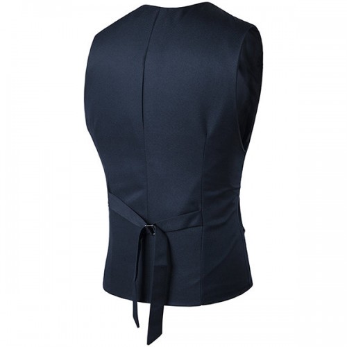 Casual Formal Business Slim Fit Fashion Pure Color Suit Vest for Men Casual Formal Business Slim Fit Fashion Pure Color Suit Vest for Men