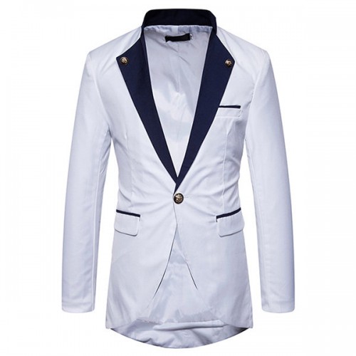 Men Casual Mid Long Single Breasted Suits Men Casual Mid Long Single Breasted Suits