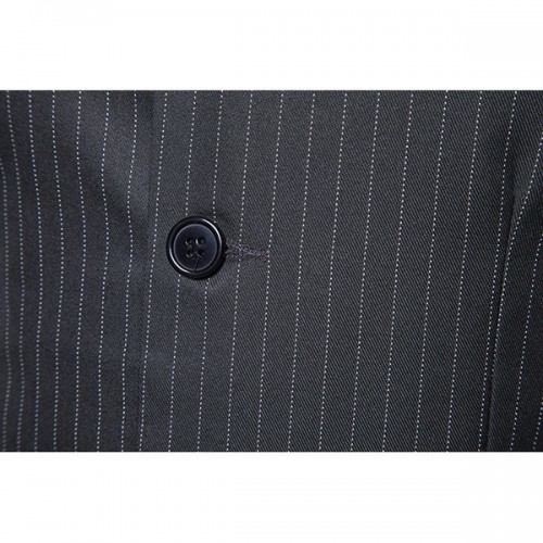 Casual Fashion Business Stripes Printing Single Breasted Waistcoat for Men Casual Fashion Business Stripes Printing Single Breasted Waistcoat for Men