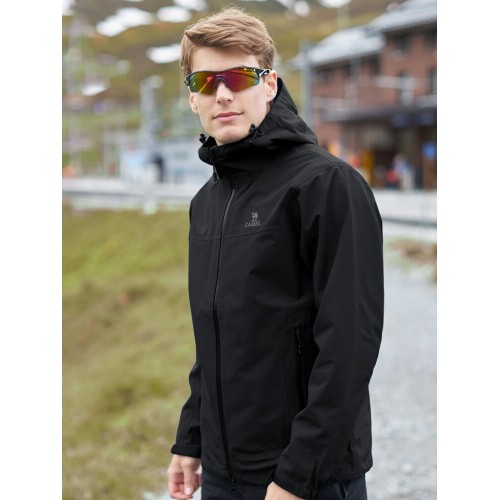 Camel Crown Mens Ventilation Wear-Resisting Waterproof Breathable Hooded Coat Camel Crown Mens Ventilation Wear-Resisting Waterproof Breathable Hooded Coat