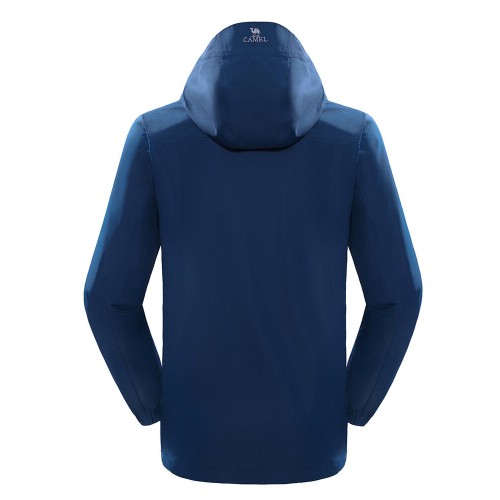 Camel Crown Mens Ventilation Wear-Resisting Waterproof Breathable Hooded Coat Camel Crown Mens Ventilation Wear-Resisting Waterproof Breathable Hooded Coat