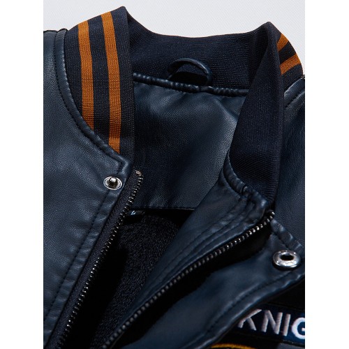 Mens Autumn Cool Handsome Stand Collar Long Sleeve Bomber Jacket Mens Autumn Cool Handsome Stand Collar Long Sleeve Bomber Jacket