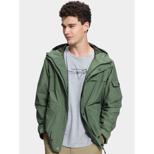 Camel Crown Mens Multi-Pocket Windproof Waterproof Breathable Casual Technical Jacket Camel Crown Mens Multi-Pocket Windproof Waterproof Breathable Casual Technical Jacket