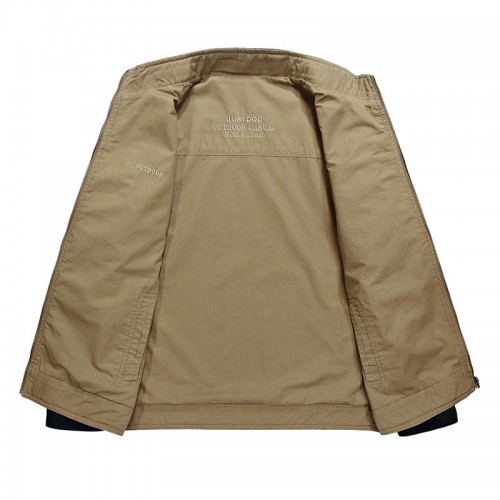 Casual Two Side Plus Size Loose Windproof Breathable Multifunction Pockets Jacket Casual Two Side Plus Size Loose Windproof Breathable Multifunction Pockets Jacket