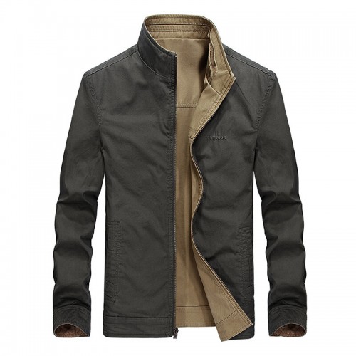 Casual Two Side Plus Size Loose Windproof Breathable Multifunction Pockets Jacket Casual Two Side Plus Size Loose Windproof Breathable Multifunction Pockets Jacket