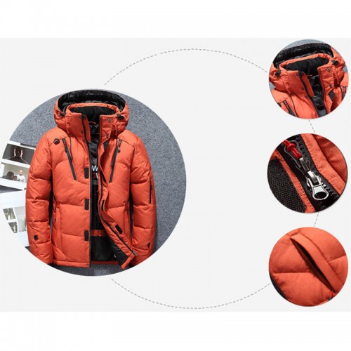 Men's Winter Thick Down Parka Jacket Quilted Insulated Down Parka Coats Men's Winter Thick Down Parka Jacket Quilted Insulated Down Parka Coats