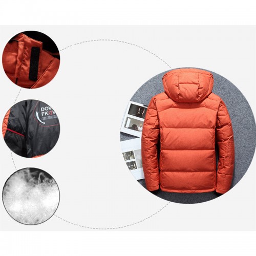 Men's Winter Thick Down Parka Jacket Quilted Insulated Down Parka Coats Men's Winter Thick Down Parka Jacket Quilted Insulated Down Parka Coats