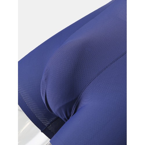 Mens Sexy Ice Silk Underwear Pure Color Mesh Holes Seamless Boxers Mens Sexy Ice Silk Underwear Pure Color Mesh Holes Seamless Boxers