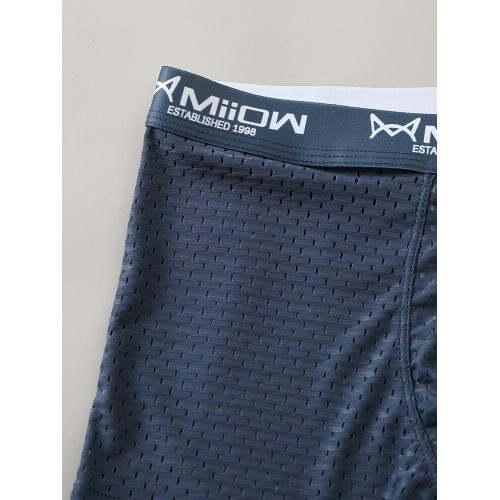 Mens Ice Silk Mesh Multipacks Boxer Briefd Breathable 3 Color Gift Box Set Underpants Mens Ice Silk Mesh Multipacks Boxer Briefd Breathable 3 Color Gift Box Set Underpants