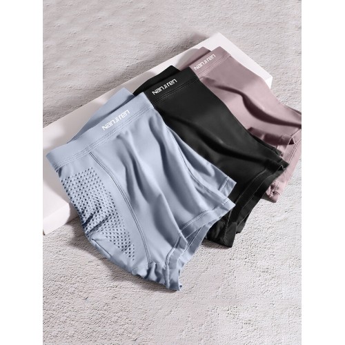 Multipacks Mens Underwears Gift Box Ice Silk Graphene Antibacterial Breathable Soft Modal Boxer Briefs Multipacks Mens Underwears Gift Box Ice Silk Graphene Antibacterial Breathable Soft Modal Boxer Briefs