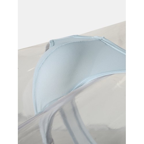 Men Sexy Nylon Mesh Breathable Low Waist Solid Color Bikini Briefs Men Sexy Nylon Mesh Breathable Low Waist Solid Color Bikini Briefs