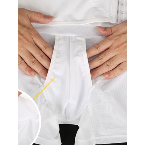 Men Abdomen Control Hasp Shapewear Breathable Hip Lift Body Shaping Pants Men Abdomen Control Hasp Shapewear Breathable Hip Lift Body Shaping Pants