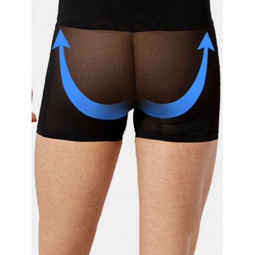 Men Abdomen Control Hasp Shapewear Breathable Hip Lift Body Shaping Pants Men Abdomen Control Hasp Shapewear Breathable Hip Lift Body Shaping Pants