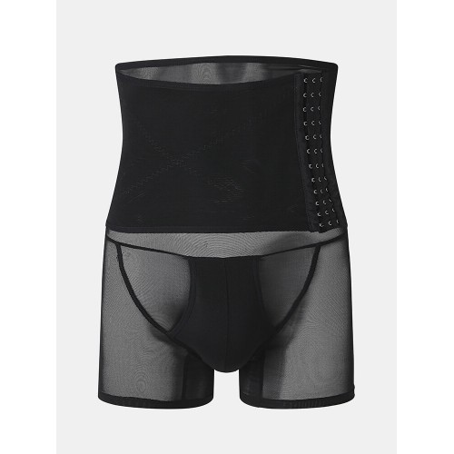 Men Abdomen Control Hasp Shapewear Breathable Hip Lift Body Shaping Pants Men Abdomen Control Hasp Shapewear Breathable Hip Lift Body Shaping Pants