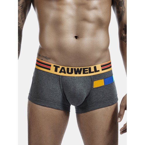 Men Breathable Cotton Underwear Patchwork Colorblock Sport Pouch Boxer Briefs Men Breathable Cotton Underwear Patchwork Colorblock Sport Pouch Boxer Briefs