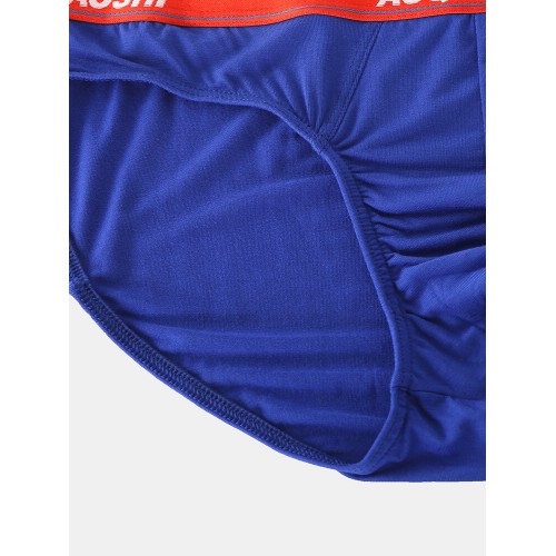 Mens Sexy Underwear Modal Breathable Patchwork Letter Waist Briefs Mens Sexy Underwear Modal Breathable Patchwork Letter Waist Briefs