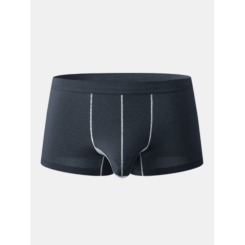 Mens Ice Silk Breathable Soft Cozy Mesh U Convex Boxer Briefs Underwear Mens Ice Silk Breathable Soft Cozy Mesh U Convex Boxer Briefs Underwear