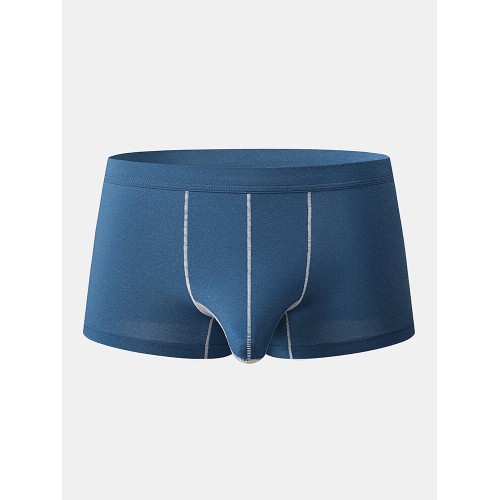 Mens Ice Silk Breathable Soft Cozy Mesh U Convex Boxer Briefs Underwear Mens Ice Silk Breathable Soft Cozy Mesh U Convex Boxer Briefs Underwear