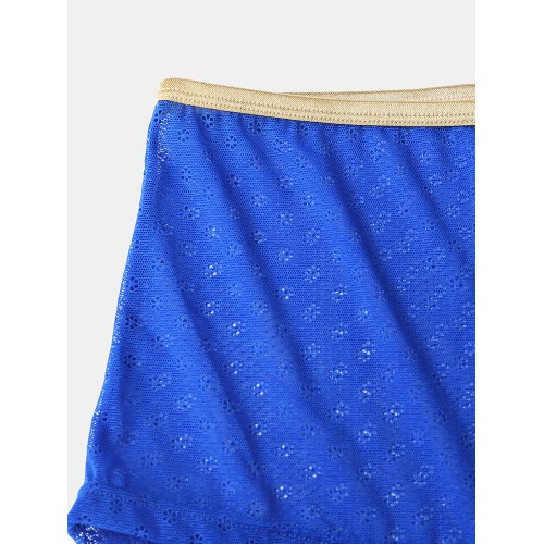 Mens Mesh Underwear Sexy See Through Lace U Convex Boxer Briefs Mens Mesh Underwear Sexy See Through Lace U Convex Boxer Briefs