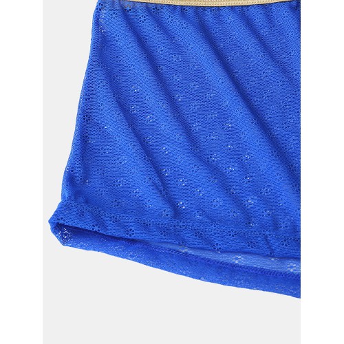 Mens Mesh Underwear Sexy See Through Lace U Convex Boxer Briefs Mens Mesh Underwear Sexy See Through Lace U Convex Boxer Briefs