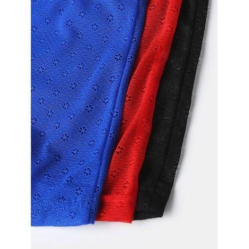 Mens Mesh Underwear Sexy See Through Lace U Convex Boxer Briefs Mens Mesh Underwear Sexy See Through Lace U Convex Boxer Briefs