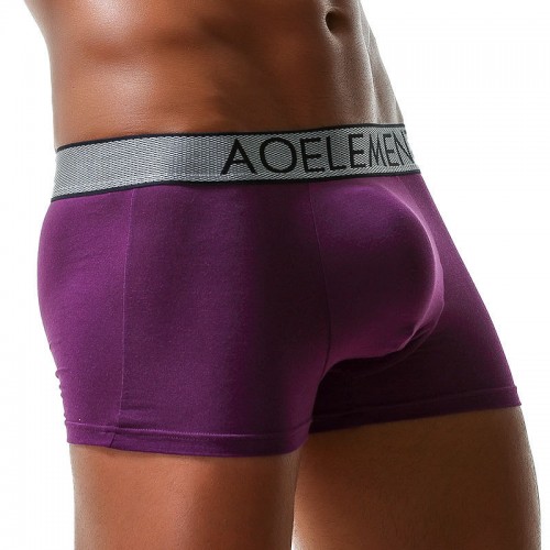 Mens Sexy Modal Boxer Briefs Underwear With Breathable Inside Embedded Separate Penis Pouch Mens Sexy Modal Boxer Briefs Underwear With Breathable Inside Embedded Separate Penis Pouch