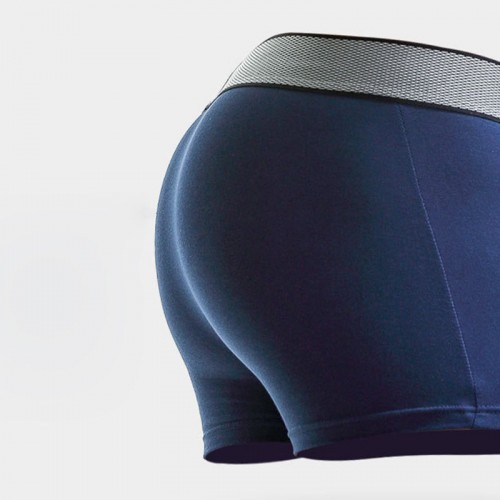 Mens Sexy Modal Boxer Briefs Underwear With Breathable Inside Embedded Separate Penis Pouch Mens Sexy Modal Boxer Briefs Underwear With Breathable Inside Embedded Separate Penis Pouch