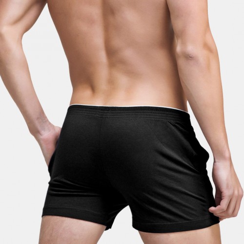 Mens Sexy Solid Color Cotton Boxer Shorts Comfortable Thin Breathable Home Casual Arrow Pants Mens Sexy Solid Color Cotton Boxer Shorts Comfortable Thin Breathable Home Casual Arrow Pants