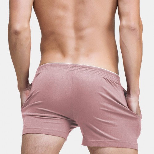 Mens Sexy Solid Color Cotton Boxer Shorts Comfortable Thin Breathable Home Casual Arrow Pants Mens Sexy Solid Color Cotton Boxer Shorts Comfortable Thin Breathable Home Casual Arrow Pants