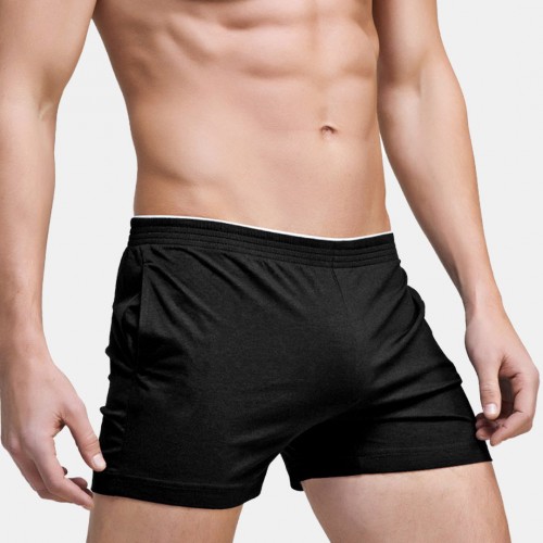 Mens Sexy Solid Color Cotton Boxer Shorts Comfortable Thin Breathable Home Casual Arrow Pants Mens Sexy Solid Color Cotton Boxer Shorts Comfortable Thin Breathable Home Casual Arrow Pants