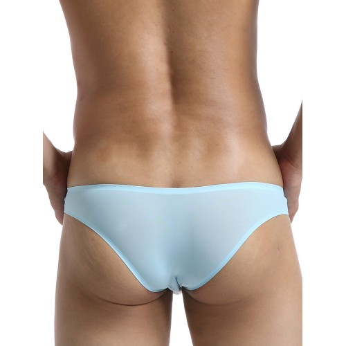 Mens Sexy Underwear Ice Silk Thin Transparent Cool Breathable Seamless Solid Color Briefs Mens Sexy Underwear Ice Silk Thin Transparent Cool Breathable Seamless Solid Color Briefs