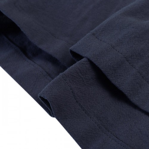 Vintage Chinese Style Stand Collar Casual Loose Shirt for Men Vintage Chinese Style Stand Collar Casual Loose Shirt for Men