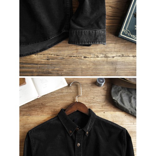 Men Casual Corduroy Loose Long Sleeve Shirt Turndown Collar Jacket Shirts Men Casual Corduroy Loose Long Sleeve Shirt Turndown Collar Jacket Shirts