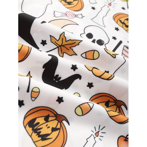 Mens Halloween Pumpkin Cartoon Funny Party Short Sleeve Shirts Mens Halloween Pumpkin Cartoon Funny Party Short Sleeve Shirts