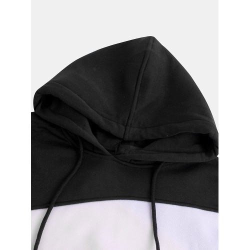Mens Brief Style Hit Color Warm Daily Hoodies Mens Brief Style Hit Color Warm Daily Hoodies
