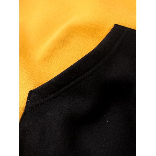 Mens Colorblock Stitching Kangaroo Pocket Loose Casual Pullover Hoodies Mens Colorblock Stitching Kangaroo Pocket Loose Casual Pullover Hoodies