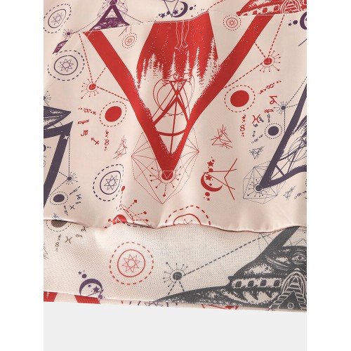 Mens Allover Space Ship Pattern Print Relaxed Fit Hoodies With Kangaroo Pocket Mens Allover Space Ship Pattern Print Relaxed Fit Hoodies With Kangaroo Pocket