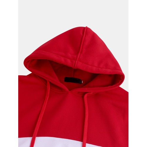 Mens Brief Style Hit Color Warm Casual Hoodies Mens Brief Style Hit Color Warm Casual Hoodies