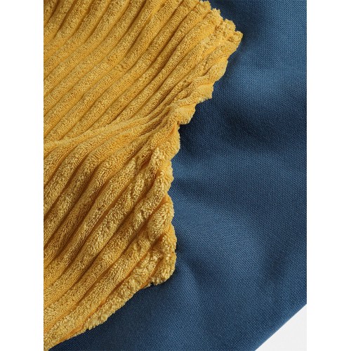 Mens Contrast Patchwork Casual Relaxed Fit Kangaroo Pocket Drawstring Hoodies Mens Contrast Patchwork Casual Relaxed Fit Kangaroo Pocket Drawstring Hoodies